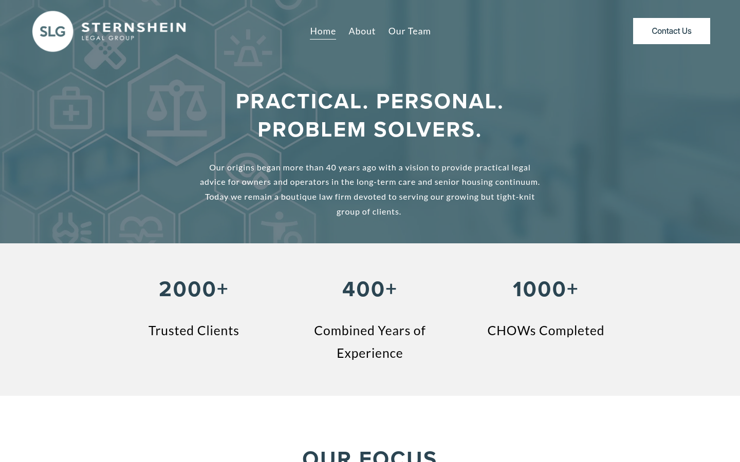 Sternshein Legal Group website